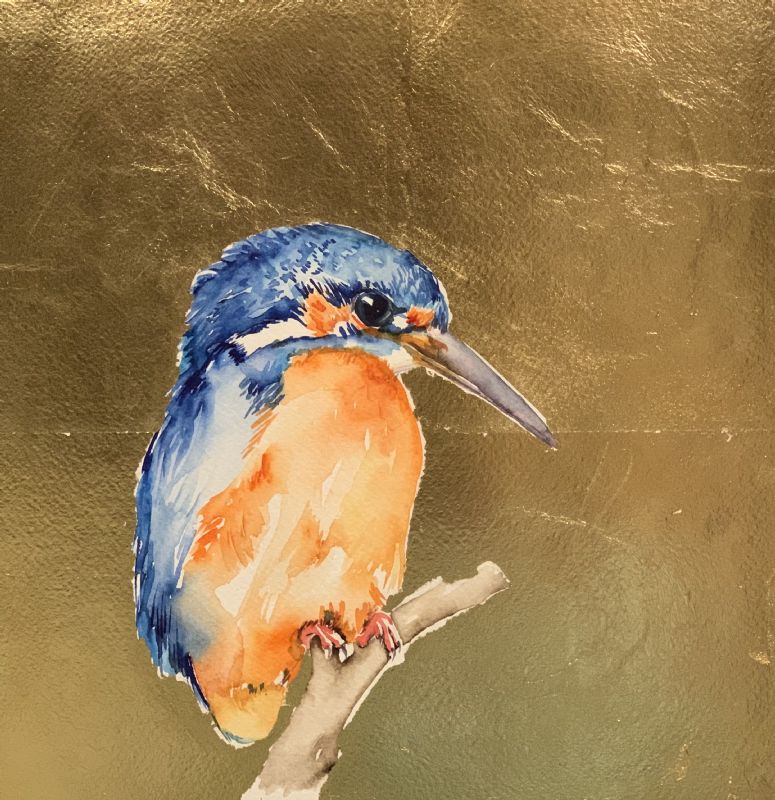 Kingfisher painting